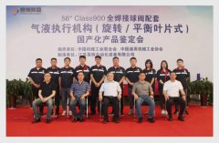 56＂Class900球阀配套气液执行机构 产品样机通过中通协鉴定